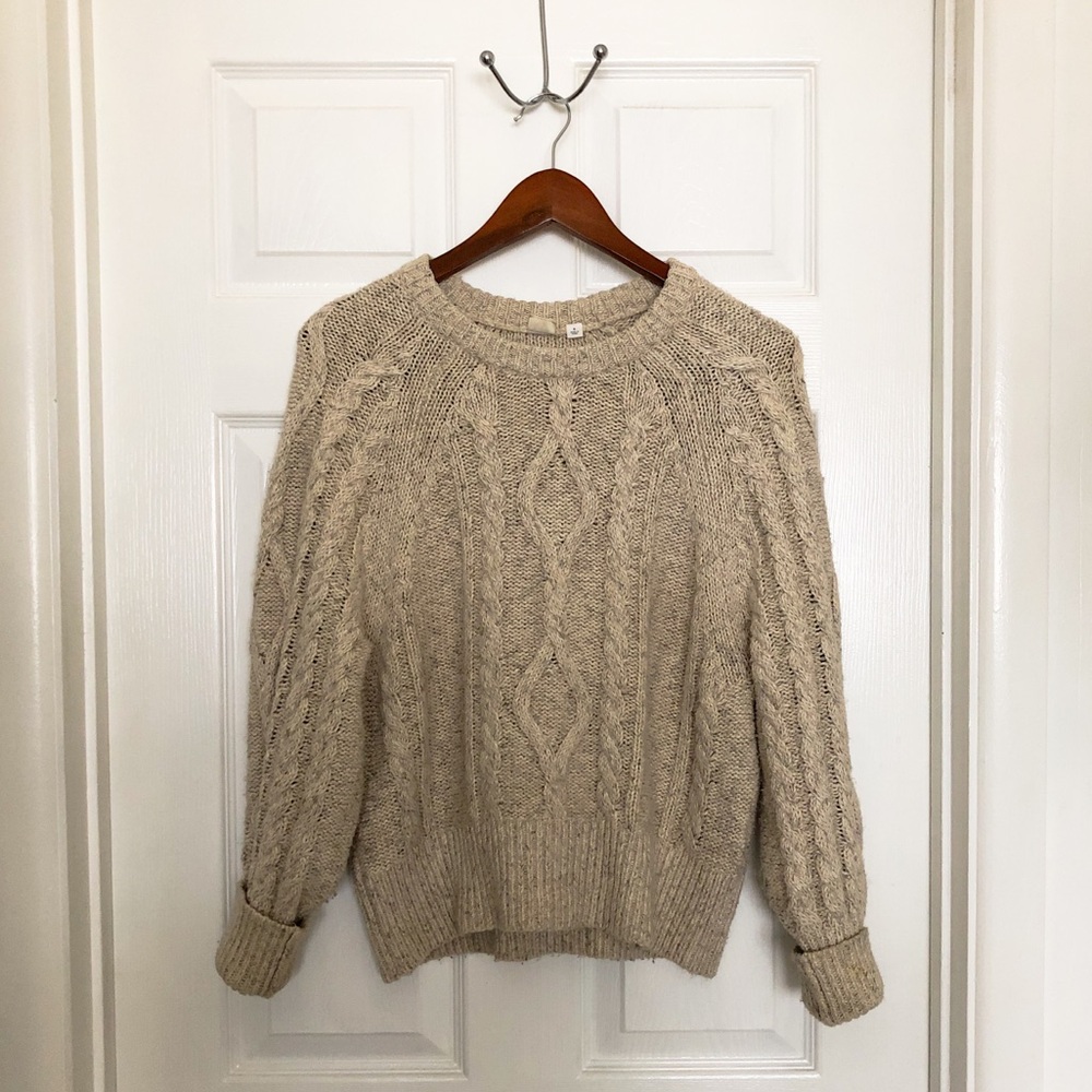 GAP cable knit cotton sweater